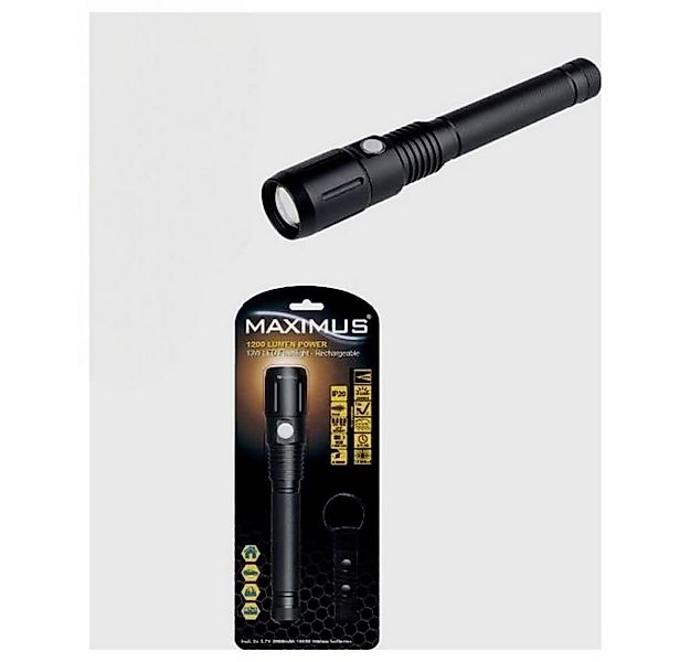 Maximus Taschenlampe LED Taschenlampe 13Watt M-FL-006B-BL-H, mit Gürtelclip günstig online kaufen