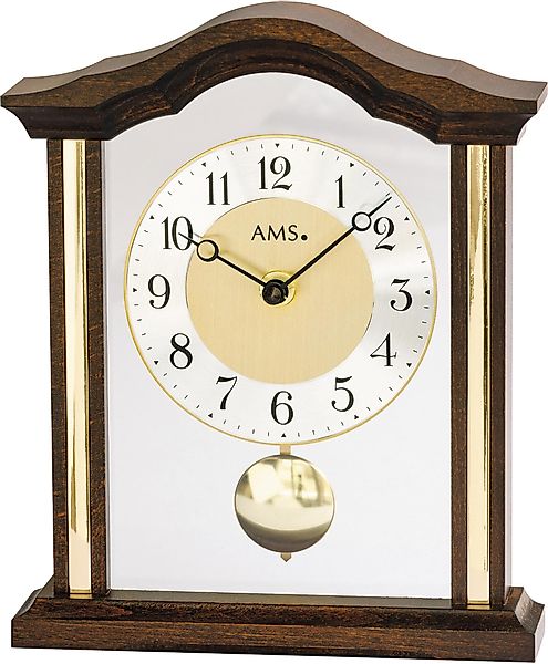 AMS Pendeltischuhr T1174/1 Wohnzimmer, Esszimmer, Holz,Made günstig online kaufen