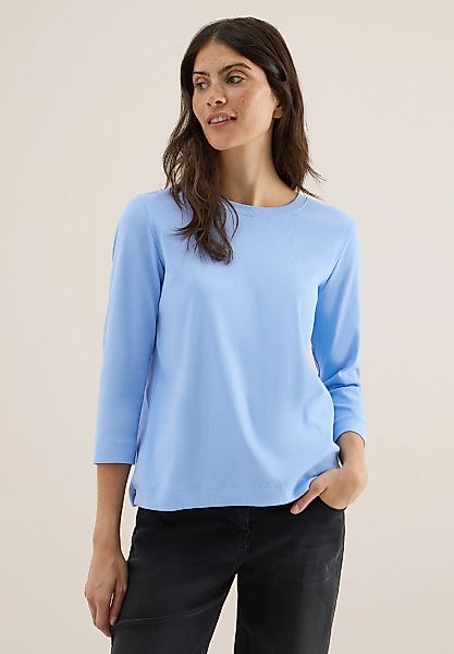 Cecil Rundhalsshirt, aus Baumwolle mit Stretchante günstig online kaufen