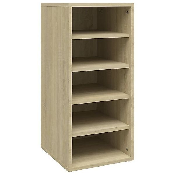 furnicato Schuhschrank Sonoma-Eiche 31,5x35x70 cm Holzwerkstoff (1-St) günstig online kaufen