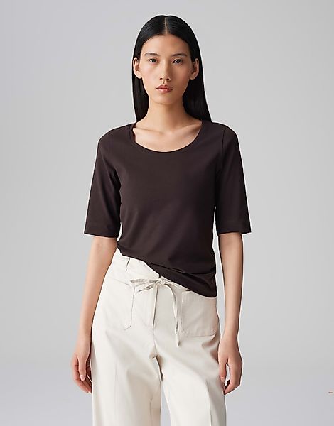 OPUS Kurzarmshirt Kurzarmshirt aus Jersey Slim günstig online kaufen