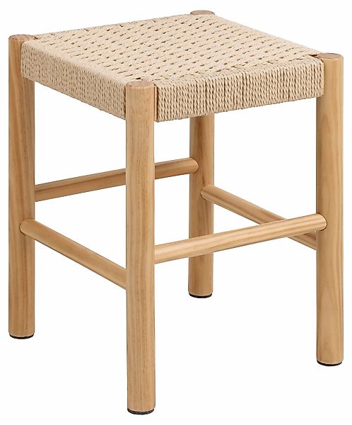 ACTONA GROUP Stuhl "Alvin, Hocker", Hocker, off-white Papiergeflecht, mit g günstig online kaufen