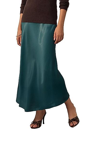 Next Midirock Satin-Midirock mit Print, Kurzgröße (1-tlg) günstig online kaufen