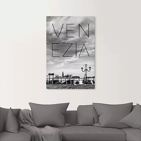 Artland Wandbild "Gondeln am frühen Morgen in Venedig", Venedig, (1 St.), a günstig online kaufen