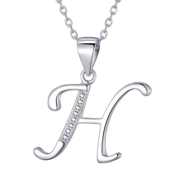 Morella Kette mit Anhänger Buchstabenkette Halskette günstig online kaufen