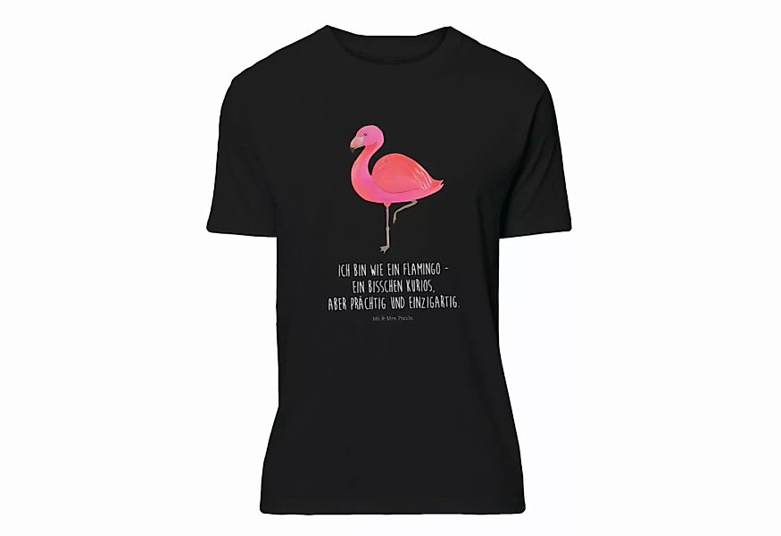 Mr. & Mrs. Panda T-Shirt Flamingo classic - Schwarz - Geschenk, ich, T-Shir günstig online kaufen