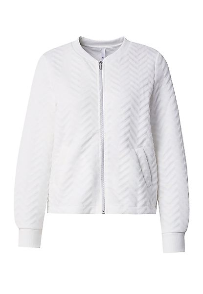 HaILY’S Trainingsjacke Strukturiertes Zickzack-Muster mit bequemem günstig online kaufen