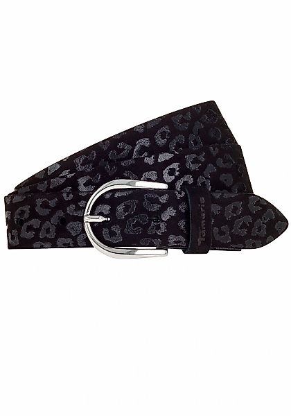Tamaris Ledergürtel schiemernde Prägung im Animal-Design günstig online kaufen