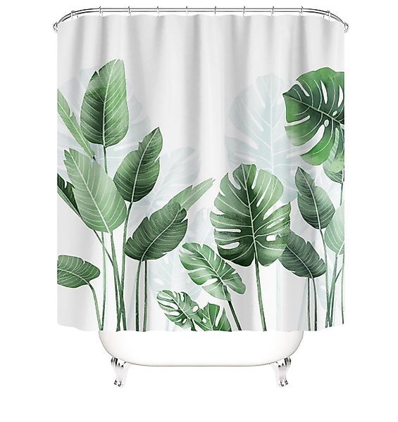 M&W DAS DESIGN Duschvorhang Bananenblätter grüne günstig online kaufen