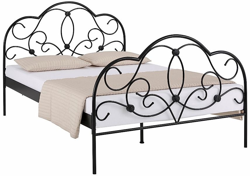 Home affaire Metallbett (OTTOs Choice), mit aufwendiger Verzierung, romanti günstig online kaufen