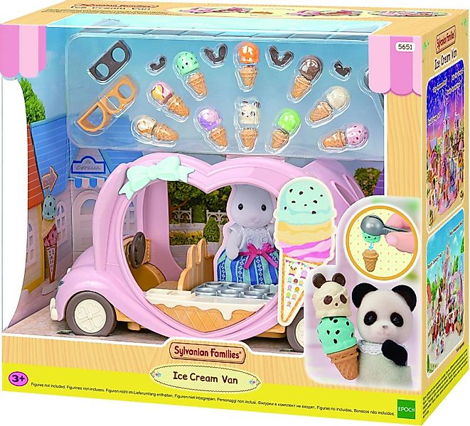 Sylvanian Families Puppen Fahrzeug Eiswagen 5651 günstig online kaufen