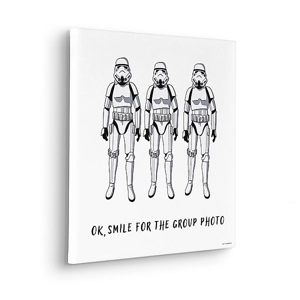 Komar Keilrahmenbild Star Wars Stormtrooper Group Photo Weiß günstig online kaufen