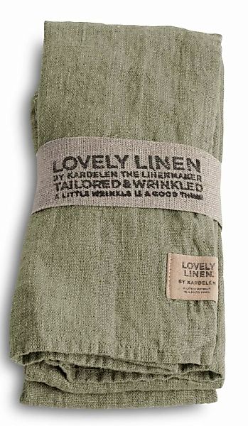 Lovely Linen Servietten & -ringe Lovely Serviette Leinen avocado (1 Stück) günstig online kaufen