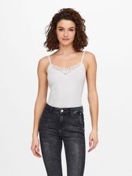 ONLY Longtop ONLLULU LACE SINGLET 2PACK günstig online kaufen