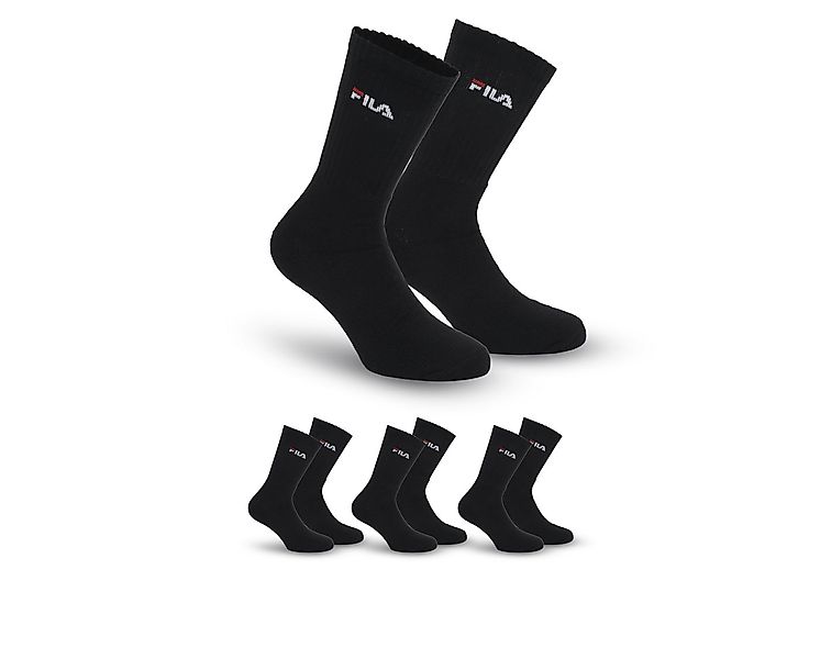 Fila Tennissocken UNISEX CREW TENNIS FULL TERRY SOCKS (3-Paar) mit dezentem günstig online kaufen