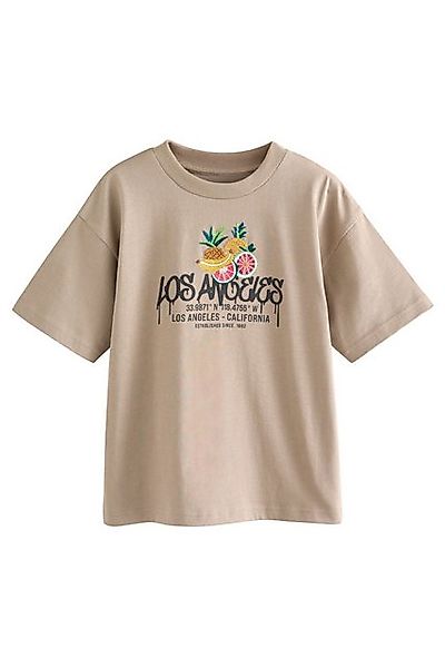 Next Print-Shirt Relaxed Fit Kurzarm-T-Shirt mit Grafikprint (1-tlg) günstig online kaufen