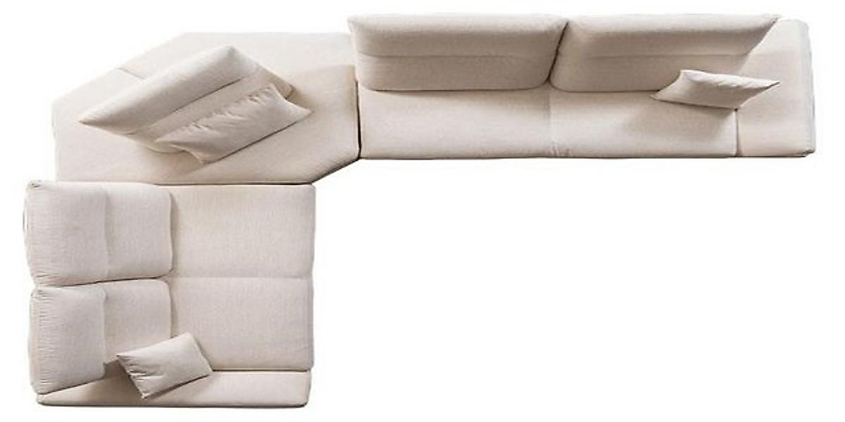 JVmoebel Ecksofa Sofa Couch Polsterung L-Form Wohnzimmer Design Ecke Textil günstig online kaufen