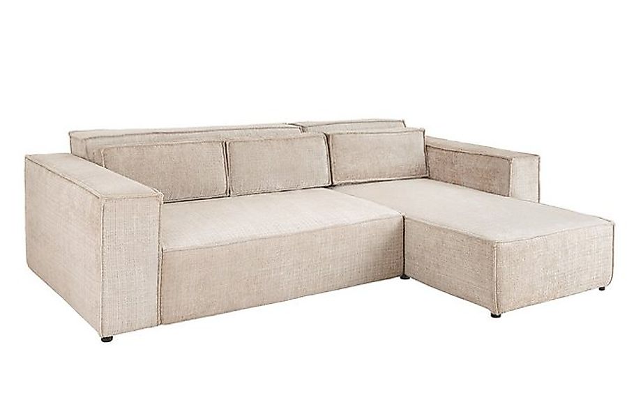 riess-ambiente Ecksofa BOSSA NOVA 265cm greige, Einzelartikel 1 Teile, Wohn günstig online kaufen