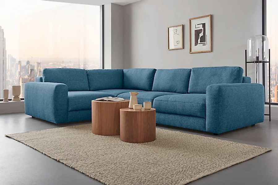 Home affaire Ecksofa »Bloomfield, Breite 304cm, Mega Polsterecke mit viel P günstig online kaufen