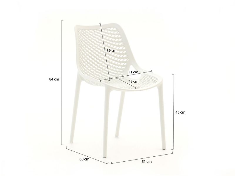 Forza Ripi/Canzo 70 cm Gartenmöbel-Set 3-teilig stapelbar klappbar günstig online kaufen