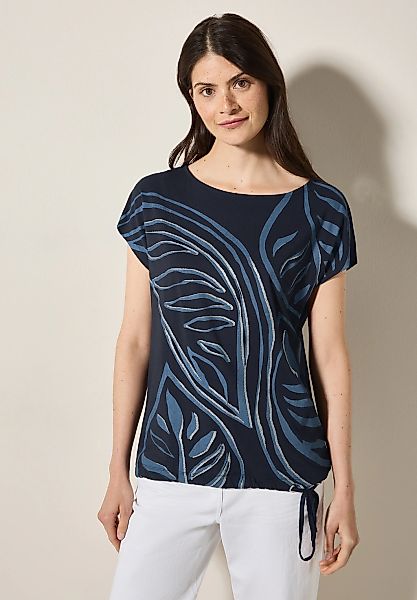 Cecil T-Shirt, mit Tunnelzug am Saum günstig online kaufen