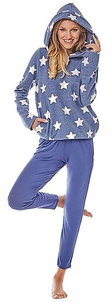 Sarcia.eu Kapuzensweatshirt Blaues Sweatshirt mit Sternen Pigeon S günstig online kaufen
