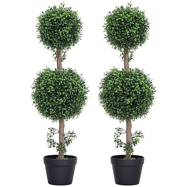 Kunstbaum 2er-Set Kunstpflanzen, Künstliche Pflanzen im günstig online kaufen