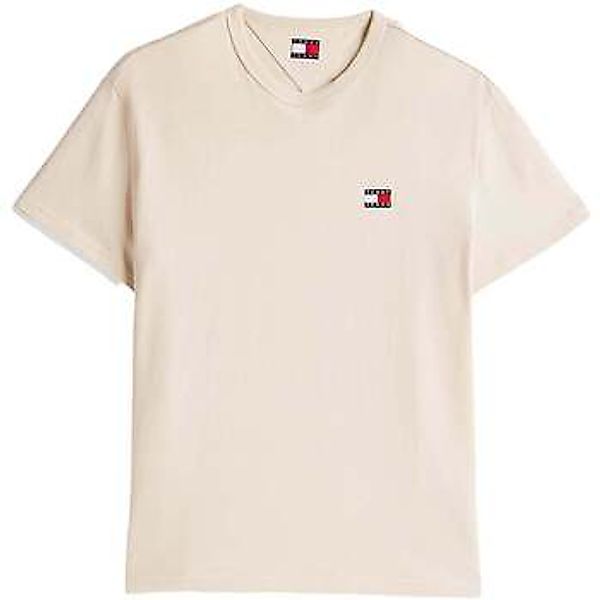 Tommy Jeans  T-Shirts & Poloshirts Reg Logo Badge T-Shirt Newsprint günstig online kaufen