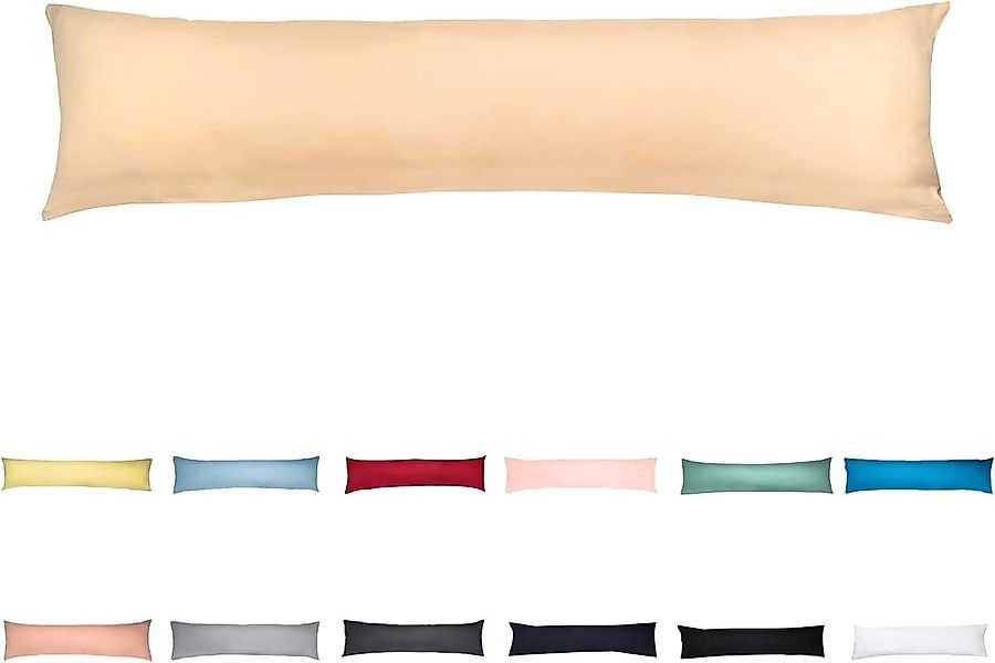 livessa Seitenschläferkissen mit bezug 40x145 cm günstig online kaufen