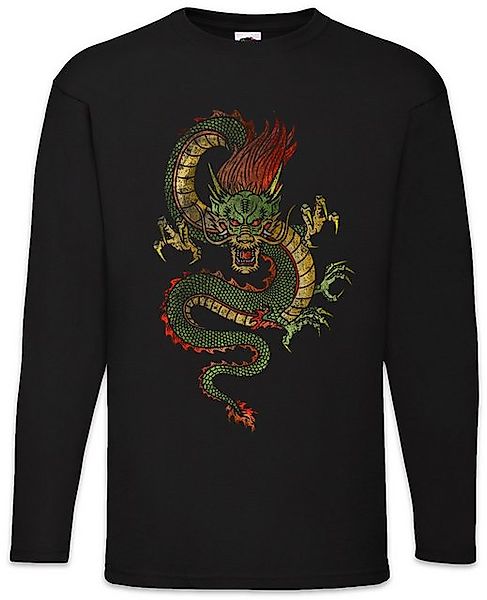 Urban Backwoods Langarmshirt Chinese Dragon Langarm T-Shirt Drache Fantasy günstig online kaufen