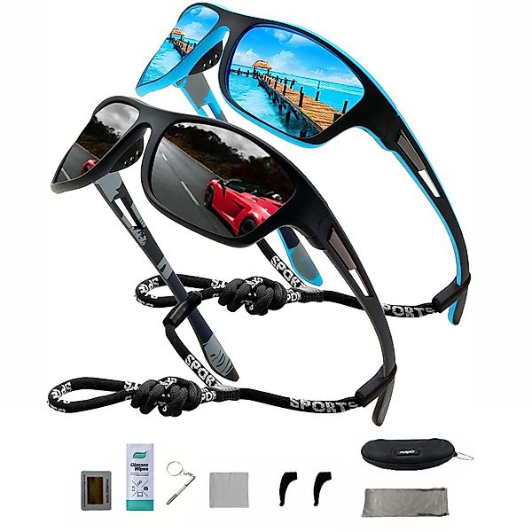 ZEUOPQ Fahrradbrille Sonnenbrille Polarisierte Sportbrillen UV günstig online kaufen