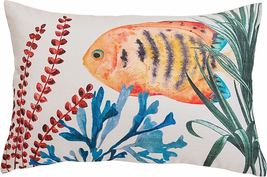 done. Dekokissen "Orange Fish" Vorderseitig bedruckte Kissenhülle in auffäl günstig online kaufen