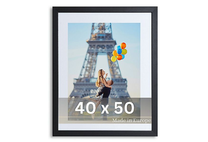 Victor (Zenith) Bilderrahmen Richter, Bilderrahmen Schwarz 40x50 cm mit 30x günstig online kaufen