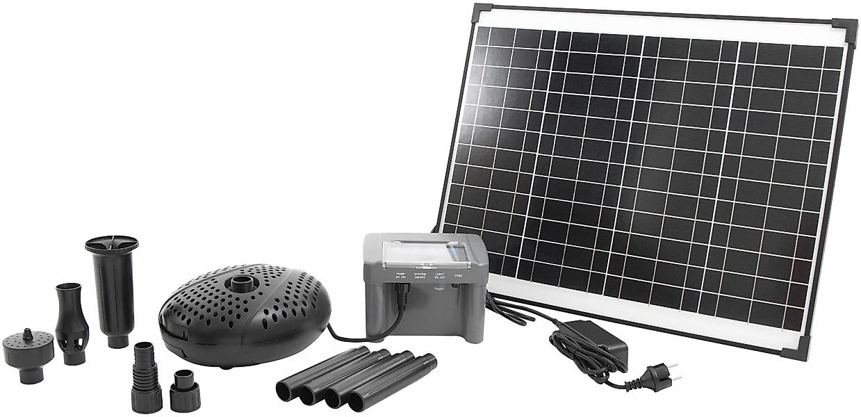 Ubbink Springbrunnenpumpe "SolarMax 2500 Accu inkl. PowerControl", Hybrid-F günstig online kaufen