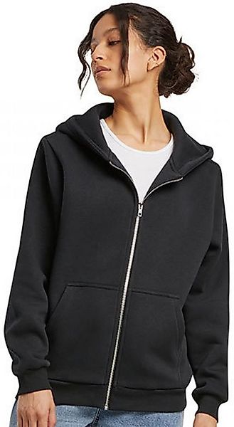 Build Your Brand Kapuzensweatjacke Damen Fluffy Zip Hoody Kapuzenjacke günstig online kaufen