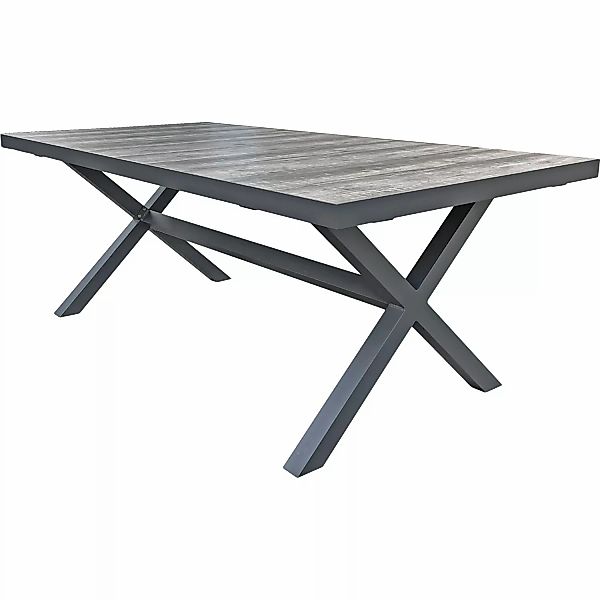 Garden Pleasure Gartenmöbel-Set Rana/Davina 5-teilig Dunkelgrau FSC® günstig online kaufen