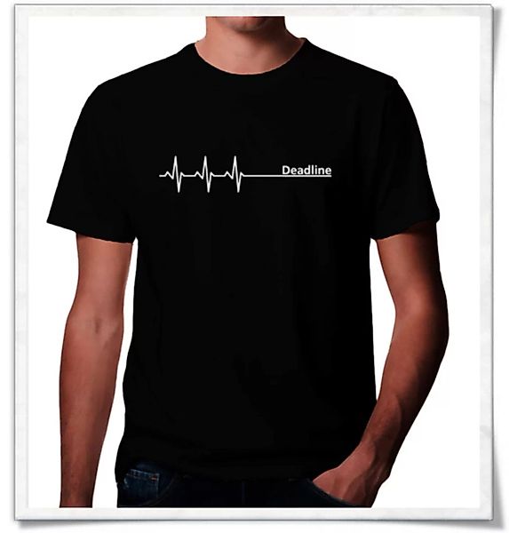 Deadline T-shirt In Schwarz günstig online kaufen