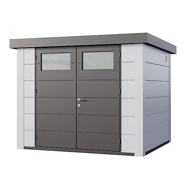 Gerätehaus Classico 2724 mit Weiße Ecken 268 cm x 238 cm Weiß günstig online kaufen