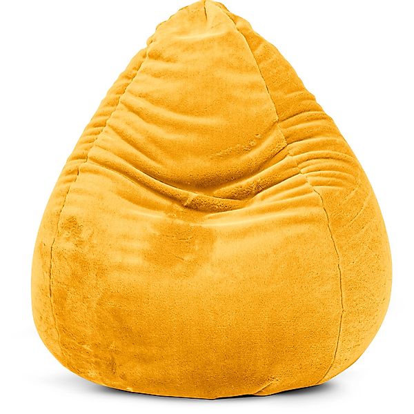 Sitting Point Sitzsack BeanBag Softy 220 l Senf günstig online kaufen