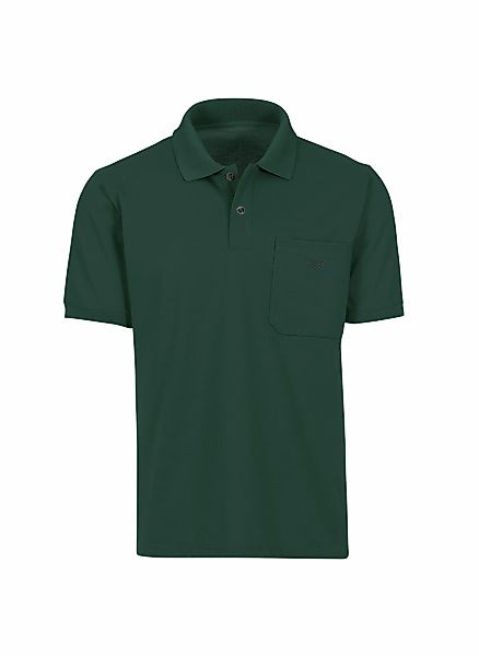 Trigema Poloshirt "TRIGEMA Polohemd mit Brusttasche" 1 Stk. tlg. günstig online kaufen