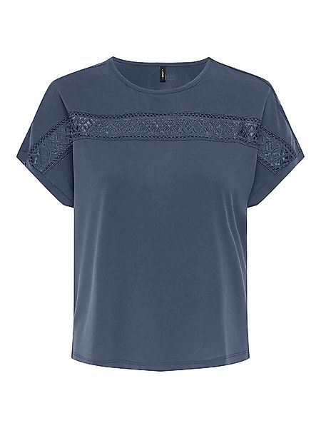 ONLY Kurzarmshirt ONLFREE LIFE S/S LACE PANEL TOP JRS günstig online kaufen