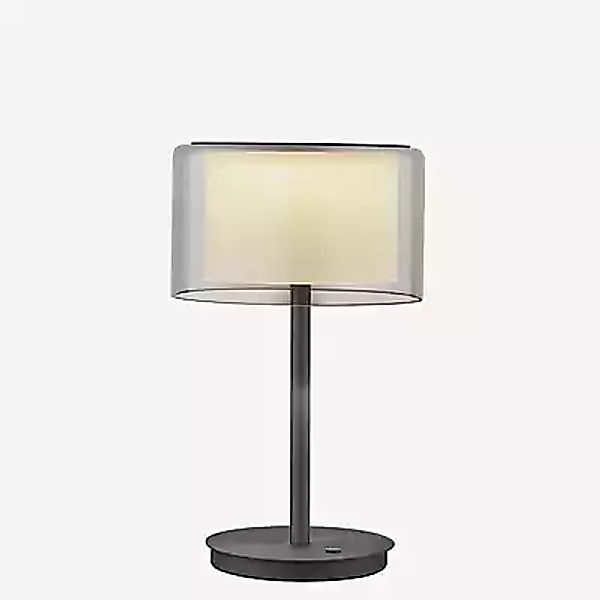 Bankamp Grand Tischleuchte LED, anthrazit matt/Glas rauch günstig online kaufen