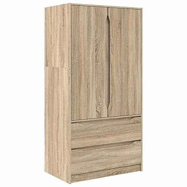 vidaXL Badezimmerschrank Sonoma-Eiche 79,5 x 49 x 156 cm Holzwerkstoff 3406 günstig online kaufen