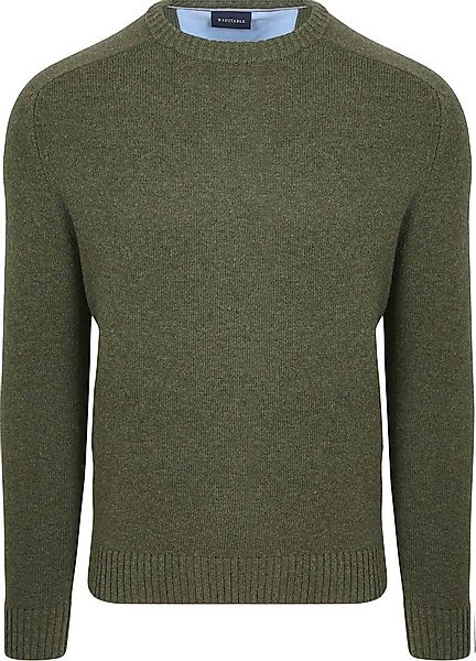 Suitable Lammwolle Pullover Rundhals Olivgrün - Größe XL günstig online kaufen