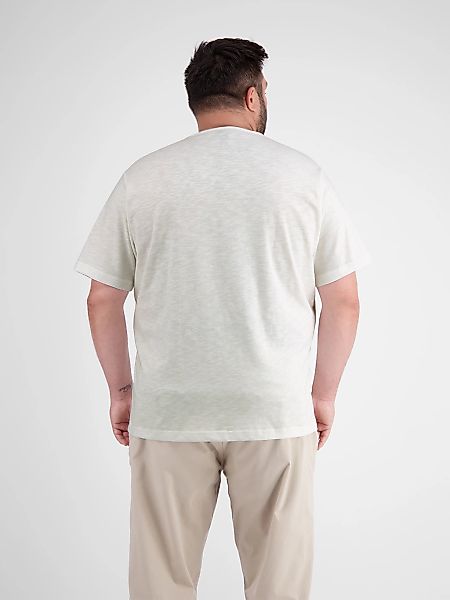LERROS Henleyshirt "LERROS Unifarbenes Serafino-Shirt in Großen Größen" günstig online kaufen