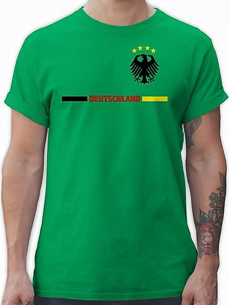 Shirtracer T-Shirt Deutschland Trikot Wappen mit Adler, Deutsches Fan-Motiv günstig online kaufen