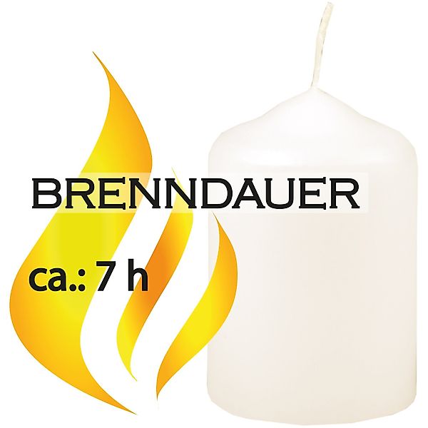 HS Candle Stumpenkerze Dekokerze (12-tlg), Wachskerzen günstig online kaufen