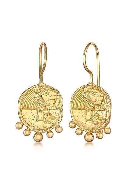 HAZE & GLORY Paar Ohrhänger Münze - Maahes 925 Silber, Münze günstig online kaufen