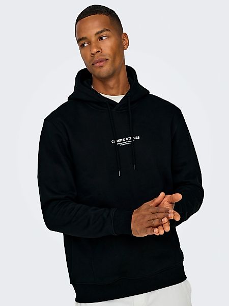 ONLY & SONS Kapuzensweatshirt ONSCURATED REG HOODIE SWEAT günstig online kaufen