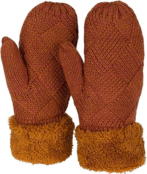 styleBREAKER Fäustlinge Strickhandschuhe Fäustlinge mit Rauten günstig online kaufen